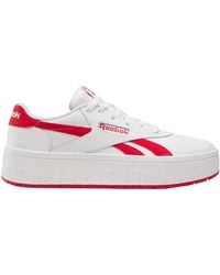 Reebok - Court Advance Surge Sneaker White/red/white - Lyst