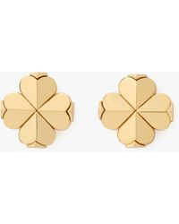 Kate Spade - Spade Flower Studs - Lyst