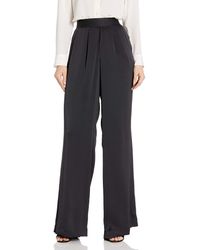 Ramy Brook Standard Sparkle Athena Wide Leg Pant in Black | Lyst