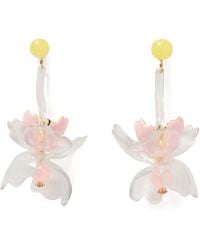 Kate Spade - Bright Orchid Statement Earrings - Lyst
