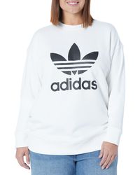 Adidas Trefoil Sweatshirts for Women - Up to 65% off | Lyst