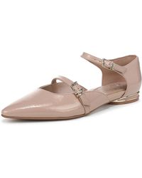 Naturalizer - Harmony Mary Jane Flat Vintage Mauve Leather 7.5 M - Lyst
