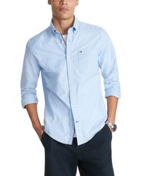 Tommy Hilfiger - Long Sleeve Button Down Oxford Shirt In Custom Fit - Lyst