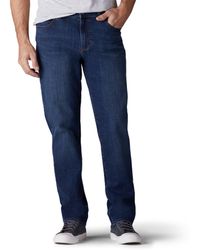 lee modern series athletic fit tapered leg jeans