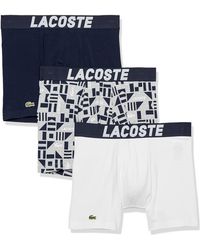 Lacoste - Mens 3-pack All Over Printed Graphic Boxer Briefs Underwear - Lyst