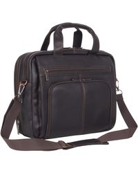 Kenneth Cole - Colombian Leather 16" Hattan Slim Laptop Travel Backpack - Lyst