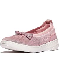 Fitflop - Super-q Bow Knit Ballet Flats - Lyst