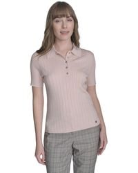 Tommy Hilfiger - Short Sleeve Button Placket Polo Sweater - Lyst