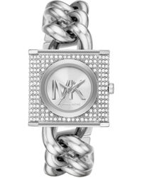 Michael Kors - Mk4718 - Mk Chain Lock Three-hand - Lyst