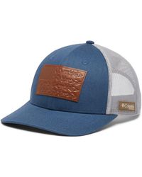 Columbia - Unisex Phg Leather Game Flag Snap Back - High, Zinc/cool Grey, One Size - Lyst