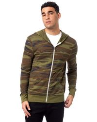 Alternative Apparel - Mens Eco Zip Hoodie Hooded Sweatshirt - Lyst