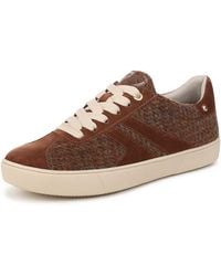 Naturalizer - Medina Sneaker Brown Plaid Suede 12 W - Lyst