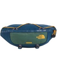 The North Face - NF0A81EOBI0 TERRA LUMBAR 3L Zaino sportivo Uomo Shady Blue/Duck Green Taglia OS - Lyst