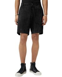 John Varvatos - Rowan Leather Short - Lyst