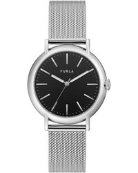 Furla - Ladies Silver Tone Stainless Steel Bracelet Watch Ww00023004l1 - Lyst