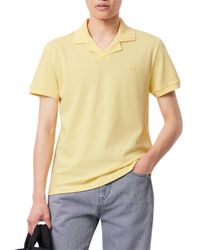 Lacoste - Classic Fit Buttonless Polo - Lyst