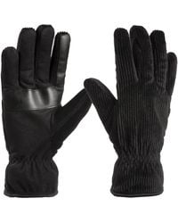 Isotoner - S Recycled Corduroy And Microsuede Cold Weather Glove With Sherpasoft Lining - Lyst