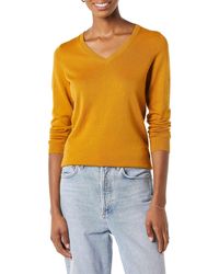 Amazon Essentials - Classic-fit Lichtgewicht Trui Met Lange Mouwen En V-hals - Lyst