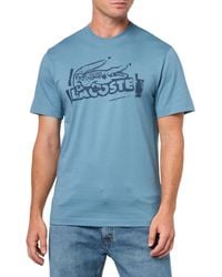 Lacoste - Classic Fit Stamp Graphic T-shirt - Lyst