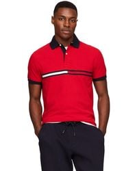 Tommy Hilfiger - Adaptive Short Sleeve Polo Shirt With Magnetic Buttons In Custom Fit - Lyst