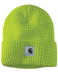 Carhartt - Knit Beanie With Reflective Patch - Lyst