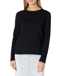 Amazon Essentials - T-shirt Col Rond à ches Longues Coupe Classique 100% Coton - Lyst
