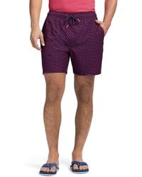 Izod - Standard Swim Trunks With Comfort Liner Saltwater Performance Upf50 Stretch Swimsuit 6" Inseam - Lyst