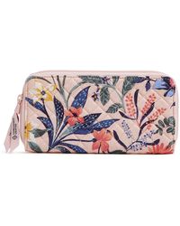 Vera Bradley - Cotton Jordin Continental Wallet With Rfid Protection - Lyst