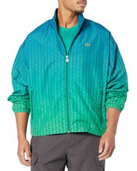 Lacoste - Printed Back Croc Jacket - Lyst