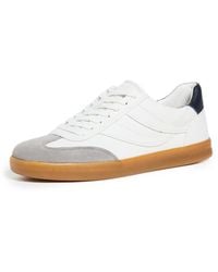 Vince - S Oasis-m Lace Up Retro Sneaker Chalk White Leather 11 M - Lyst