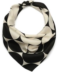Kate Spade - Seasonless Dot Silk Bandana Scarf - Lyst