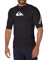 Quiksilver - All Time Ss Short Sleeve Rashguard Surf Shirt - Lyst
