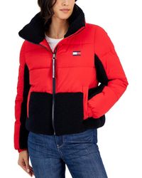 Tommy Hilfiger - Sportswear Nylon Sherpa Puffer Jacket - Lyst