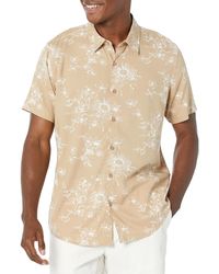 Guess - Short Sleeve Eco Rayon Shirt - Lyst