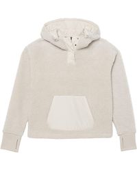 Amazon Essentials - Teddy Fleece Quarter Button Hooded Jacket - Lyst