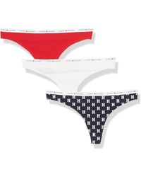 Tommy Hilfiger - Classic Cotton Logoband Thong Multipack - Lyst