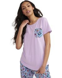 Vera Bradley - Cotton Short Sleeve Crewneck Pajama T-shirt - Lyst