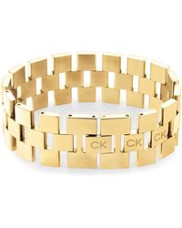 Calvin Klein Jewelry Link Bracelet Color: Gold Plated - Metallic