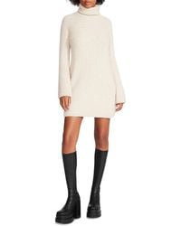 Steve Madden - Abbie Knit Cowl Neck Sweaterdress - Lyst