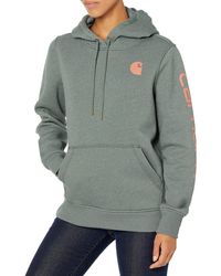 carhartt clarksburg graphic sleeve pullover sweatshirt