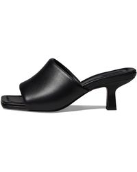 Vince - S Ceil Slide Sandal Black Smooth Leather 5 M - Lyst