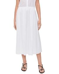 Theory - Irregular Pleat Skirt - Lyst