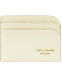 Kate Spade - Devin Saffiano Leather Card Holder - Lyst
