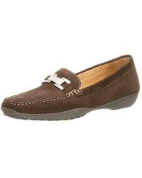 Geox - Wintergrin 4 Moccasin With Buckle,coffee,40 Eu - Lyst