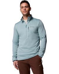 Columbia - S Essential Hike Grid Fleece Half Zip - Lyst