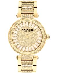 COACH - 2h Quartz Bracelet Watch With Crystals On The Dial - Water Resistant 3 Atm/30 Meters - Gift For Her - Timeless - Lyst