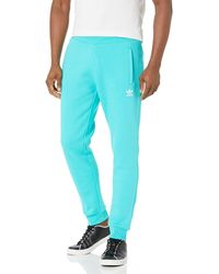 adidas Originals Cotton Trefoil Joggers Ay7783 in Blue for Men | Lyst