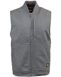 Timberland - Gritman Lined Canvas Vest - Lyst