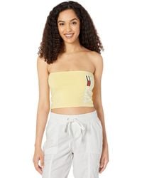 Tommy Hilfiger - Bandeau Tube Top With Classic Tommy Jeans Color Block And Logo - Lyst