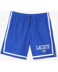 Lacoste - Standard Swim Short W/adjustable Waist - Lyst